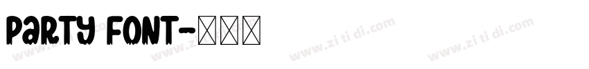 Party Font字体转换